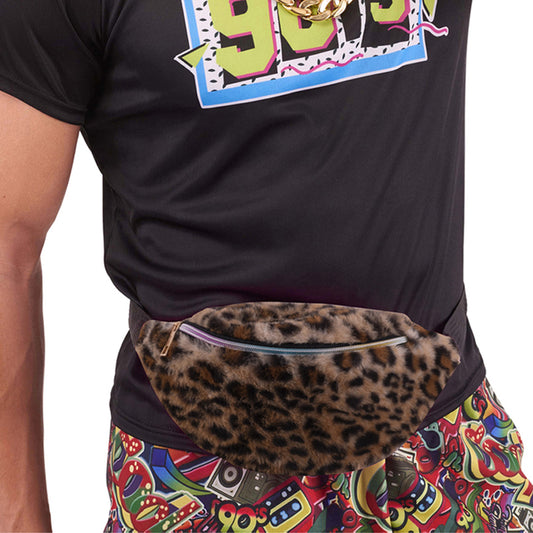 Leopard Print Fur Bum Bag