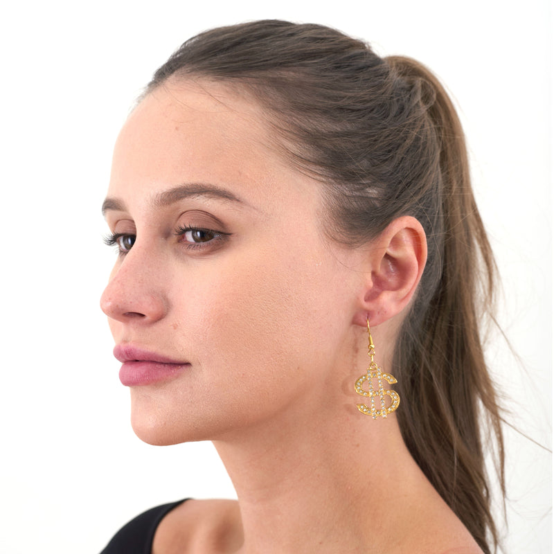 Dollar Sign Earrings