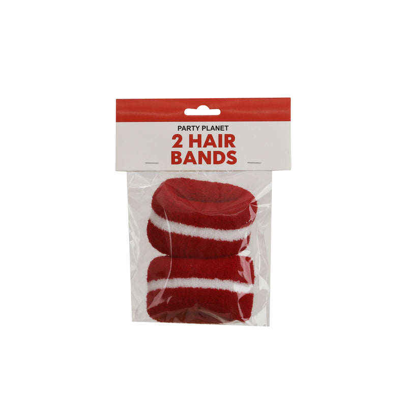 Stripe Hair Band – Red - alternate view