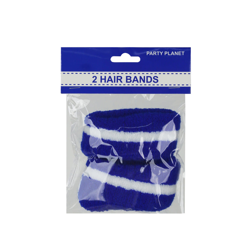 Stripe Hair Band – Blue - alternate view