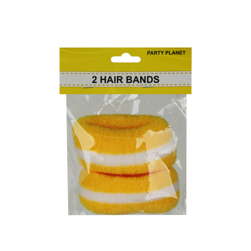 Stripe Hair Band – Yellow - alternate view