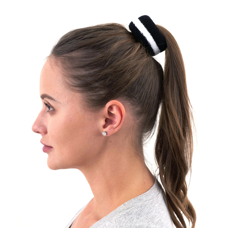 Stripe Hair Band – Black
