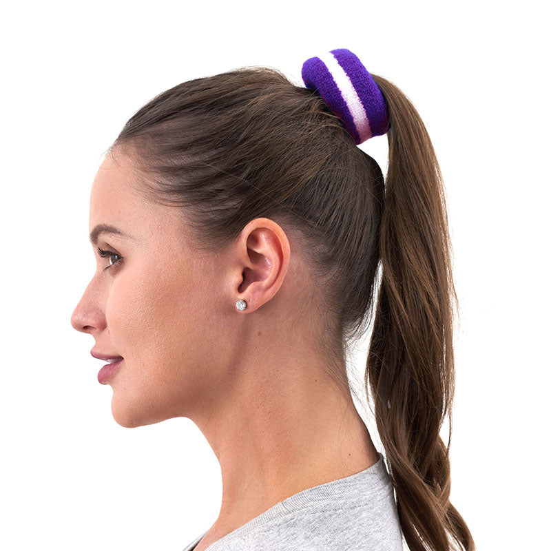 Stripe Hair Band – Purple