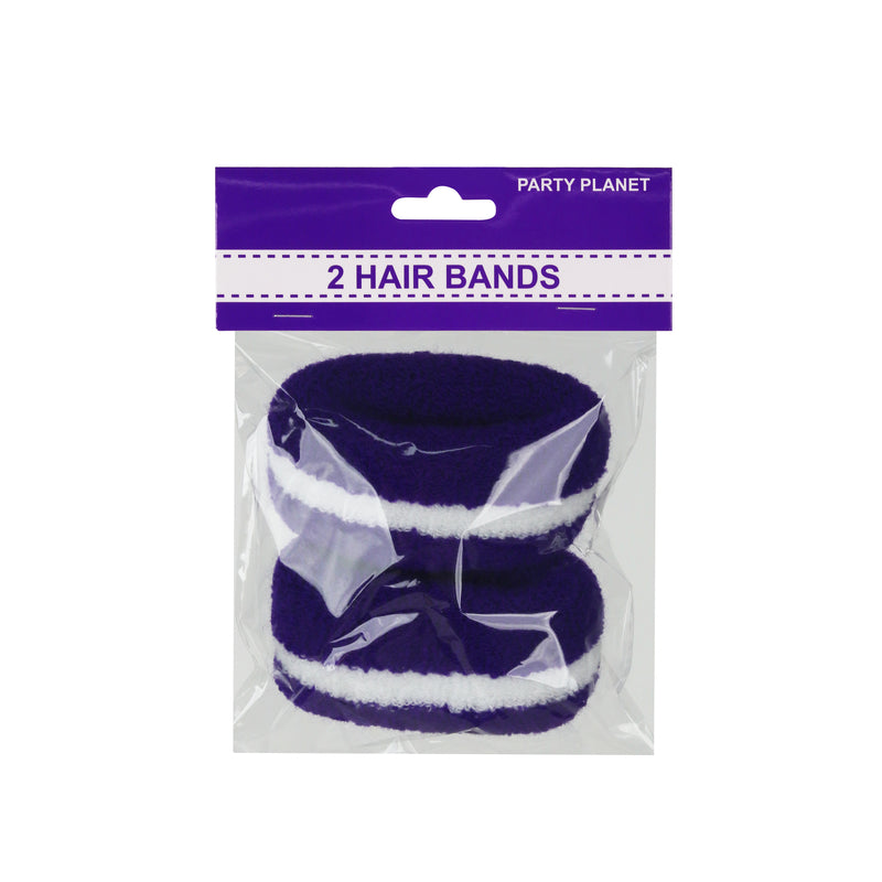 Stripe Hair Band – Purple - alternate view