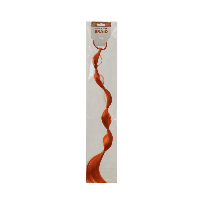 Trolls Single Boho Braid – Orange - alternate view