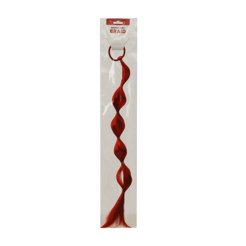 Trolls Single Boho Braid – Red - alternate view