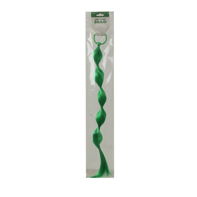 Trolls Single Boho Braid – Green - alternate view