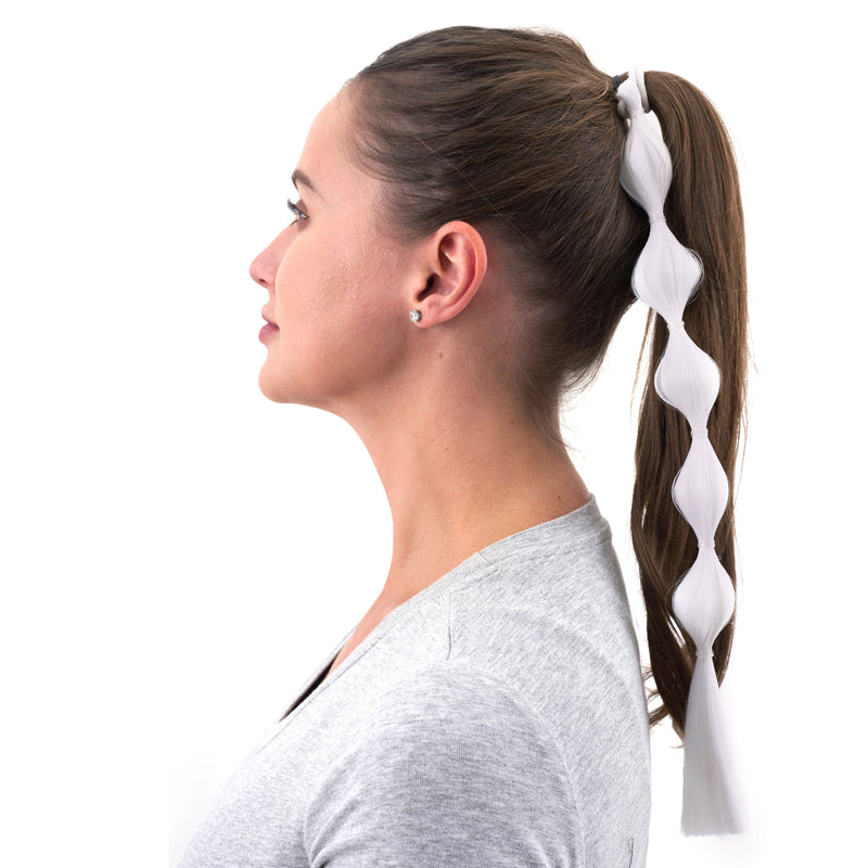 Trolls Single Boho Braid – White