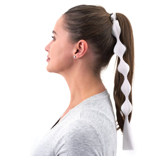 Trolls Single Boho Braid – White