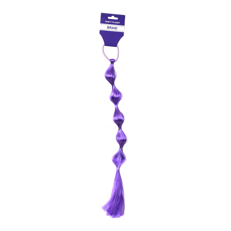 Trolls Single Boho Braid – Purple - alternate view