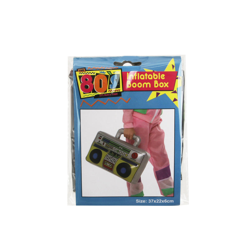 80's Inflatable Boom Box 37x22x6cm - alternate view