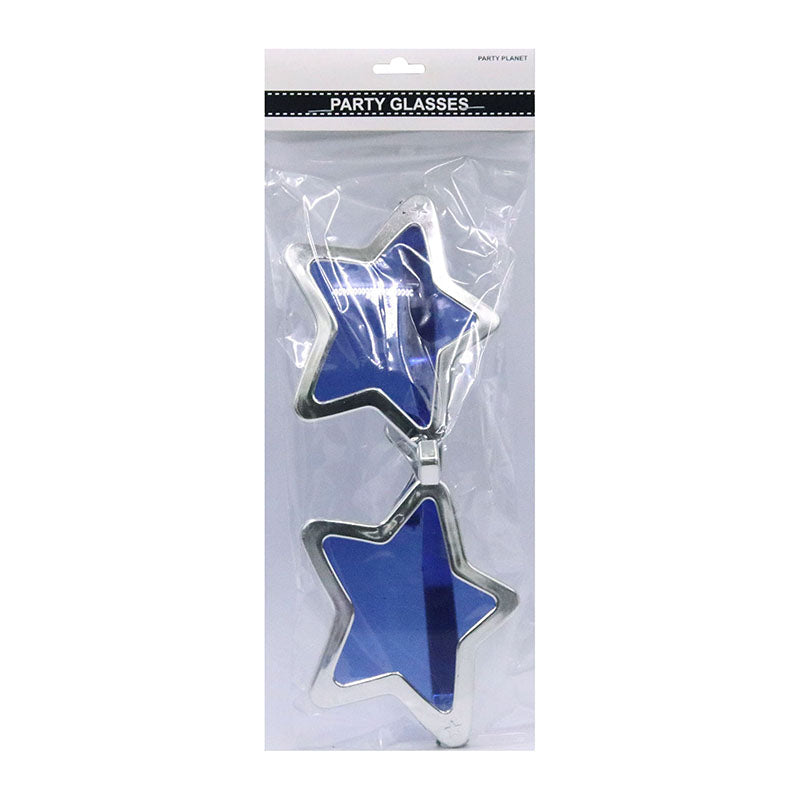 Jumbo Star Glasses – Silver - alternate view