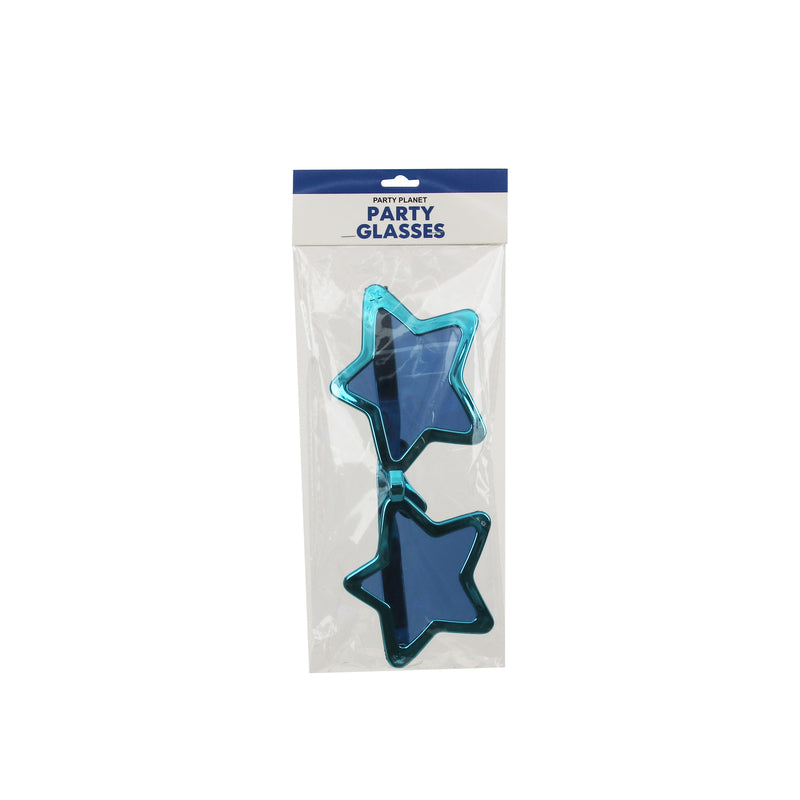 Jumbo Star Glasses – Blue - alternate view