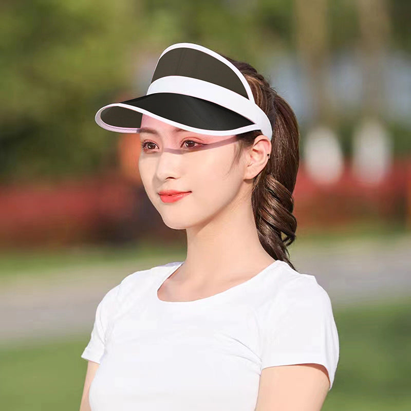 Sun Visor Party Hat – Black
