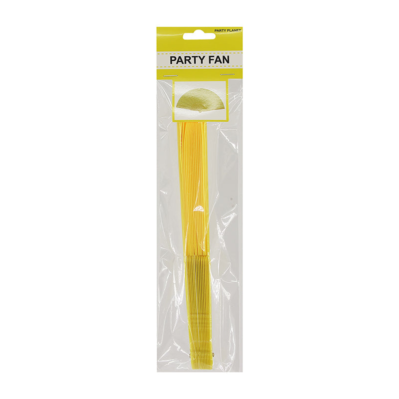 Hand Fan – Yellow - alternate view